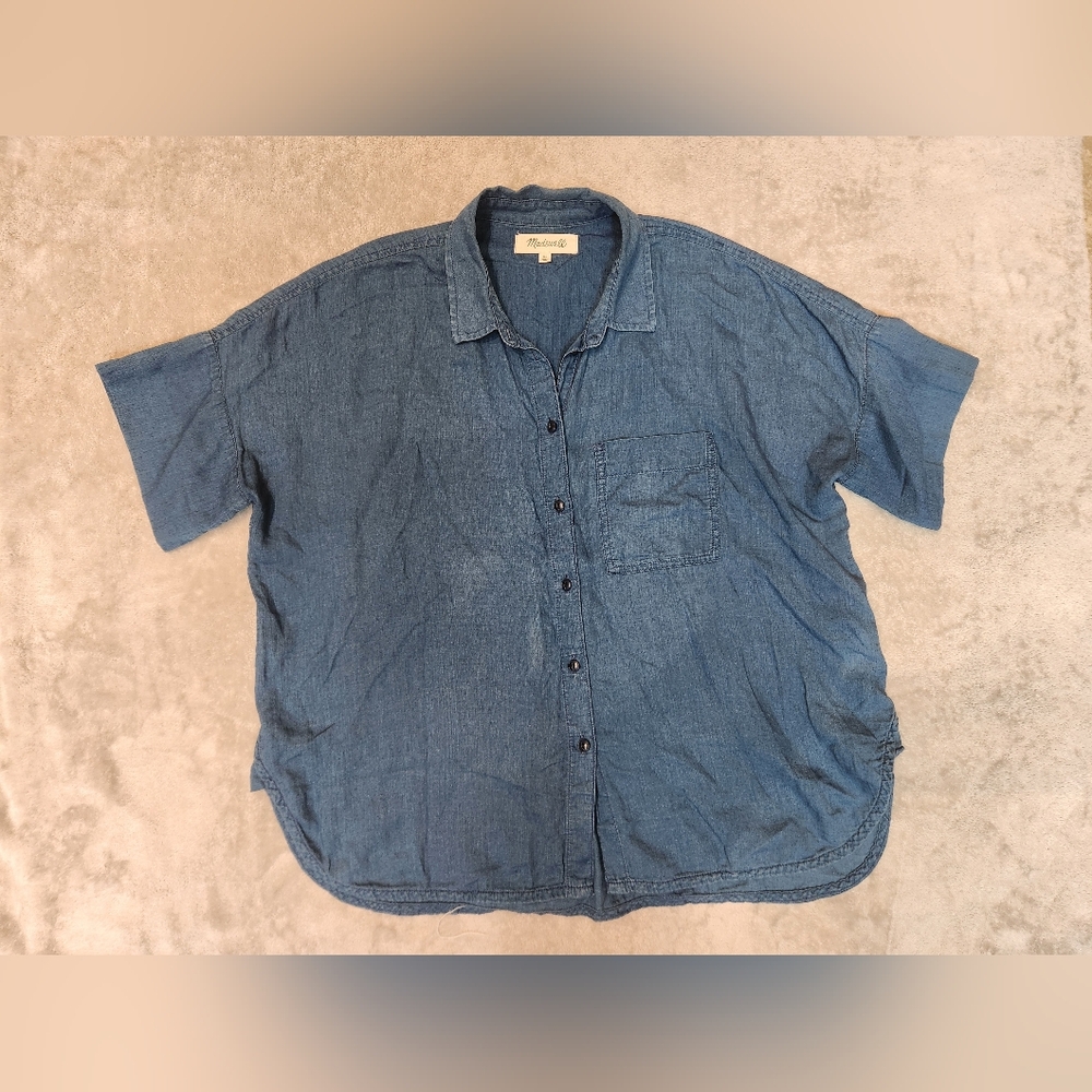 Madewell Denim Casual Button Down Shirt